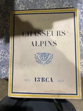 Livre chasseurs alpins - alpins, 13°