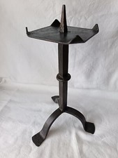 BOUGEOIR EN FER FORGE SOUDE