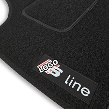 Tapis de Sol pour Audi A3 S3 RS3 8V Logo SLine Brodé Voiture Velours 2012-2020