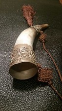 Medieval Drinking Horn Ornate
