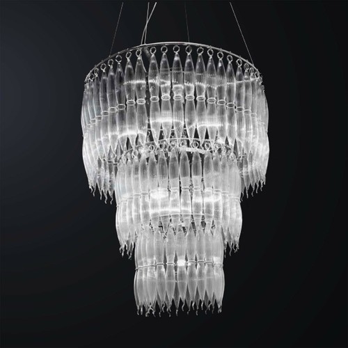 Lustre moderne design verre - lustre,