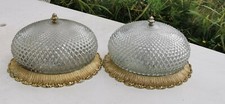 Lampes plafonnier dorées en