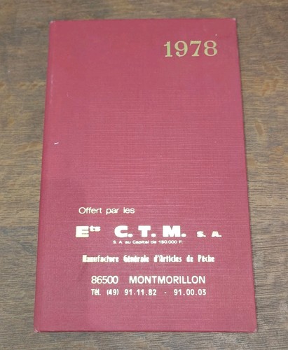 Ancien agenda 1978 - ancien,