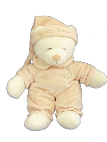 Doudou peluche ours beige