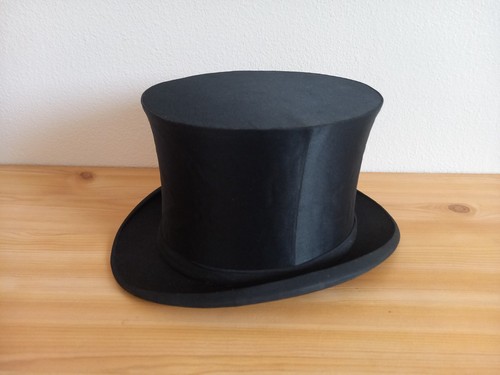 Chapeau claque haut forme - claque,