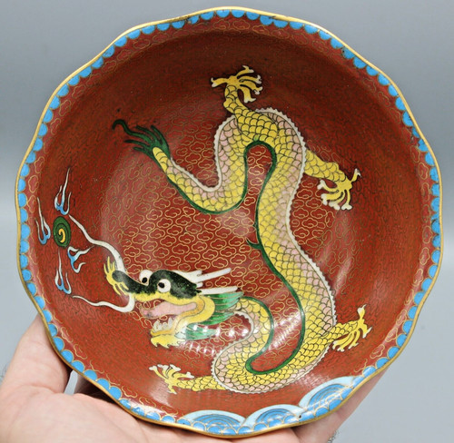Ancienne coupelle bol emaux - ancienne,