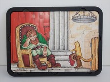 Ancien PUZZLE d'école Primaire LE CHAT BOTTÉ - 49 Pièces - Asco (France)