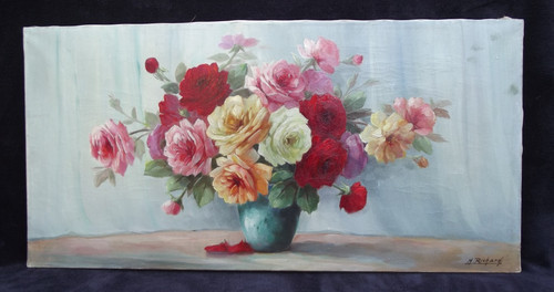 Tableau ancien huile - tableau, nature