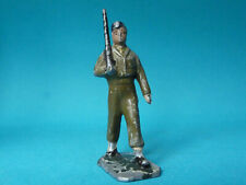 Soldat en aluminium - Soldat français en marche - 54mm - 9