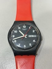 Montre swatch suob702 red - montre, "red