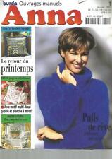 BURDA - ANNA N°01-97 - GARNITURE TOUT EN FLEURS / BRODERIE BARGELLO / SOURIS
