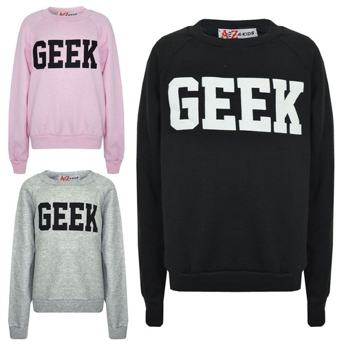 Sweatshirt geek pour enfants - geek,