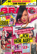 Magazine BRAVO n°47/2013,  RIHANNA,  Miley CYRUS,  ONE D, Johnny DEPP,  Rita ORA