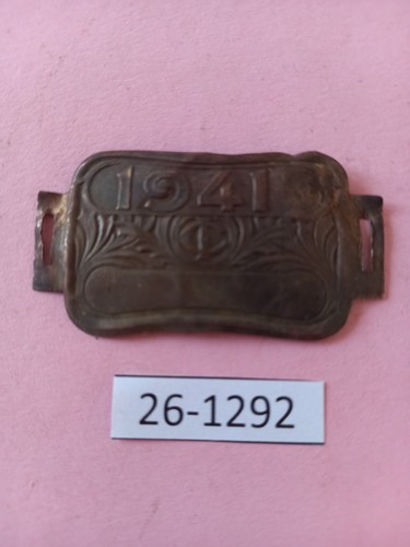 Plaque fiscale vélo - , ancien