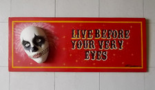 Panneau Original  du  " Spurgeon's Odditorium " , Art Forain , Cirque , Sideshow