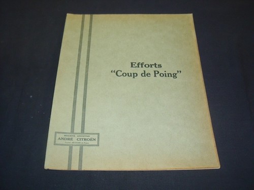 Rare brochure interne aux - rare,