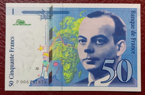 Billet francs saint exupery - francs,