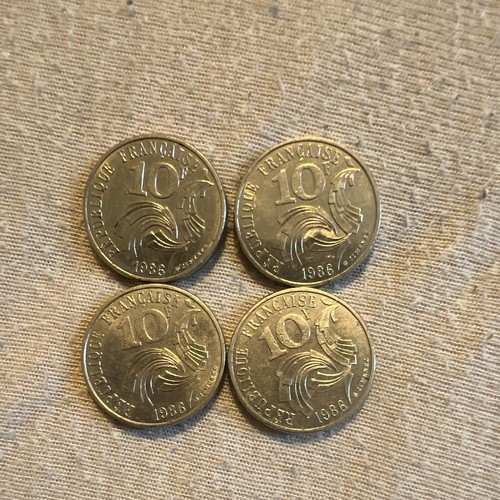 Lot pièces francs - 4, 10