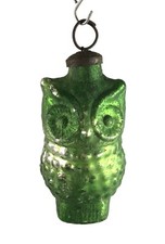 Vintage Chouette Forme Vert