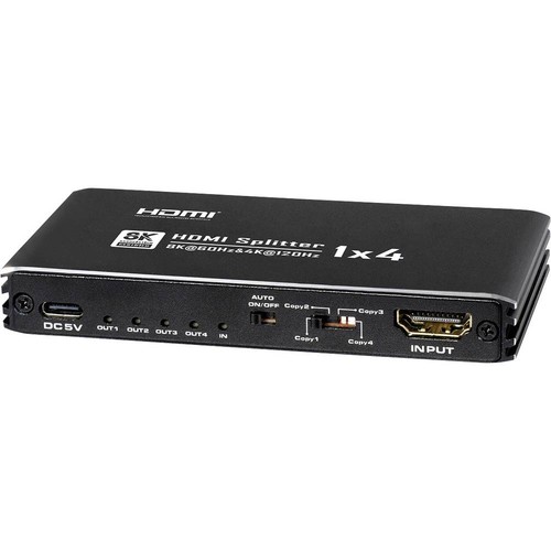 Wall hdmi splitter 1 in - 8k,