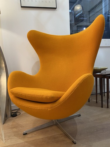 Fauteuil egg chair arne - egg, d'arne