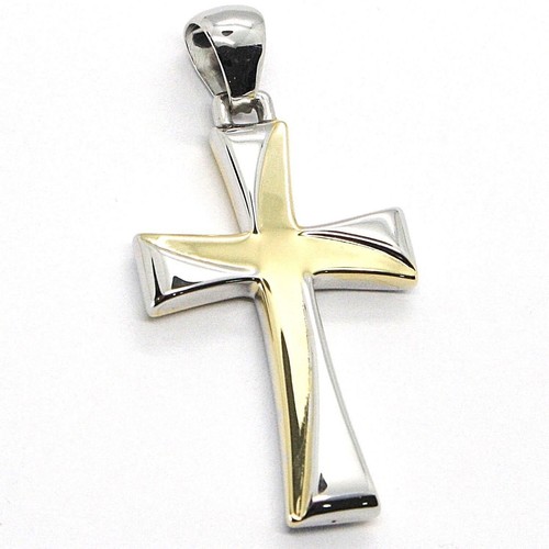 Pendentif croix jaune - pendentif,