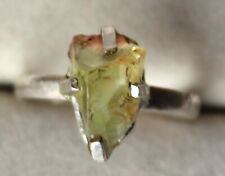 Saphir Brut Citron de Ceylan de 10,45 ct - Certificat AGI - Bague Argent 925