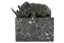 Sculpture rhinocéros en - sculpture, de