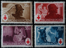 TIMBRES de HONGRIE - CROIX