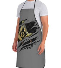 TABLIER Maçonnique mixte, noir et gris