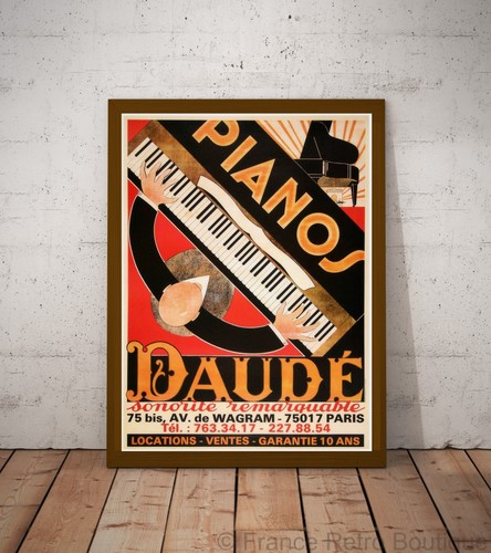 Poster affiche pianos daude - poster-affiche,