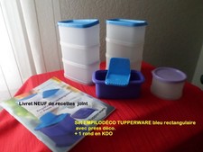 set empilodéco  TUPPERWARE  super occasion  (objets de démonstration : valise)