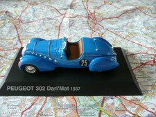 PEUGEOT 302 Darl'Mat n°25 1937 NOREV 1/43 pour Hachette Neuve sur socle