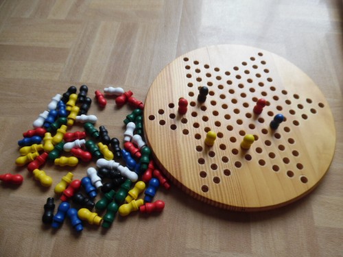Jeu solitaire bois - de,