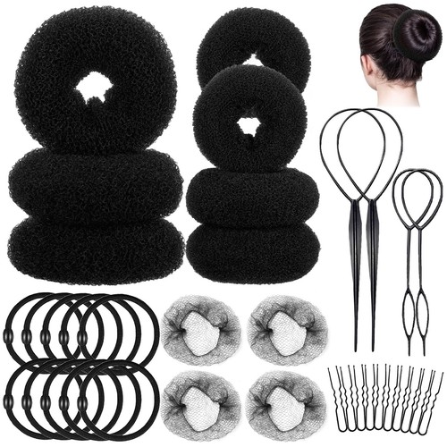 35pcs donuts cheveux ensemble - 35pcs,