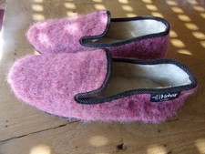 PAIRE DE CHARENTAISES 42 MOHAIR ALPAGA LA FERME DU MOHAIR NEUVES
