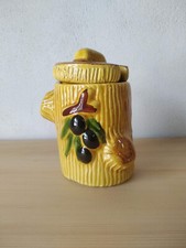 Pot à olives barbotine