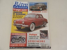 revue retro hebdo n°98 renault dauphine ondine & gordini 1999