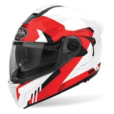 Casque Modulaire Airoh Spektre Clever Blanc Rouge Brillant