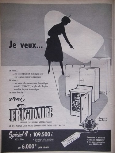 Publicité vrai frigidaire - publicitÉ,