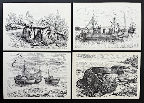Lot cartes postales henry - 4,
