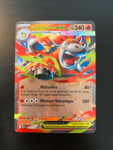 Carte pokémon méga - pokémon, méga-camérupt