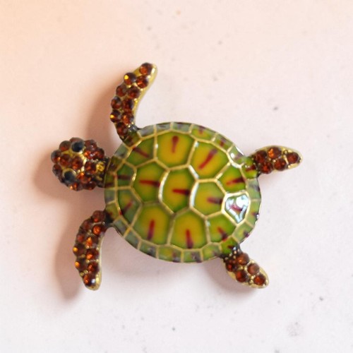 Broche épingle bijou tortue - épingle,
