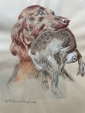 Lithographie ancienne, du