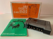 RARE MINI CASSETTE LECTEUR ENREGISTREUR THOMSON MK 151 - VINTAGE BOITE ORANGE