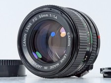 Objectif Standard Canon New FD NFD 50mm f/1.4 MF En Provenance Du JAPON