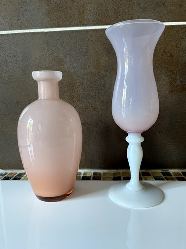 Lot vases opaline - vases, en