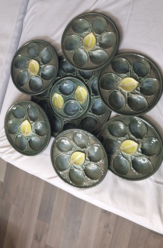 Lot assiettes huîtres en - lot,