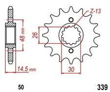Pignon Sortie Boite 17 Dents (Chaîne 530) pour Honda VF 750 F Intercep 83-84