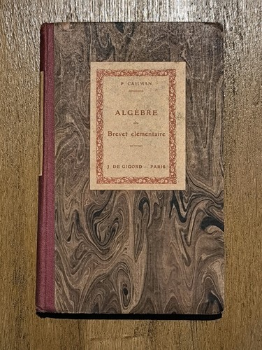 Livre scolaire ancien - scolaire,